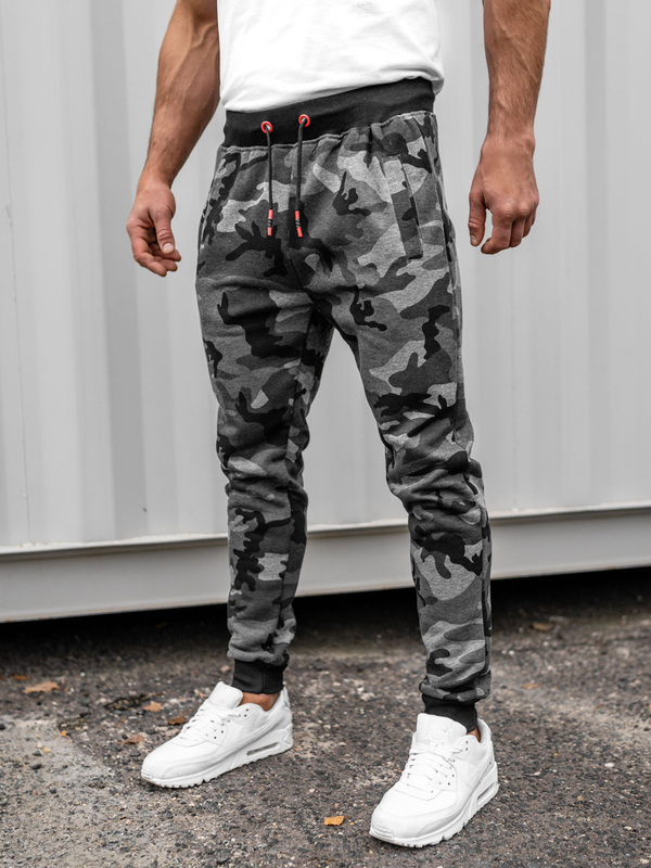 Men's Sweatpants Camo-Graphite Bolf KZ15A