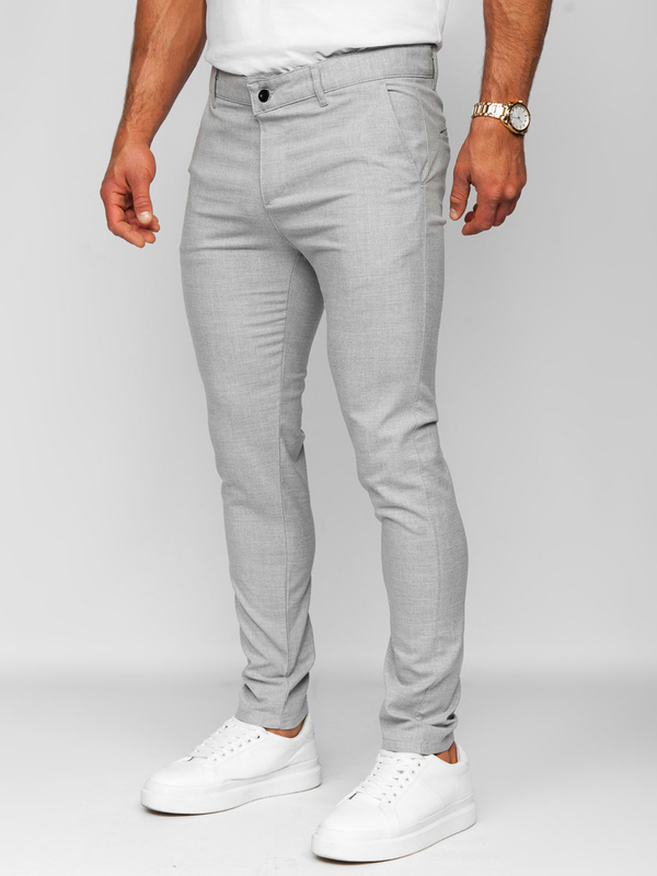 Men’s Elegant Pants Grey Bolf 0041