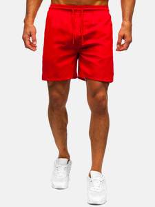 Men’s Swimming Trunks Red Bolf QD28