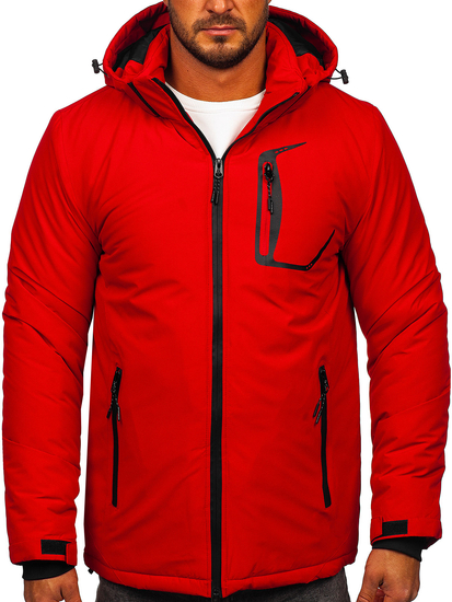 Men's Winter Jacket Red Bolf HKK2025
