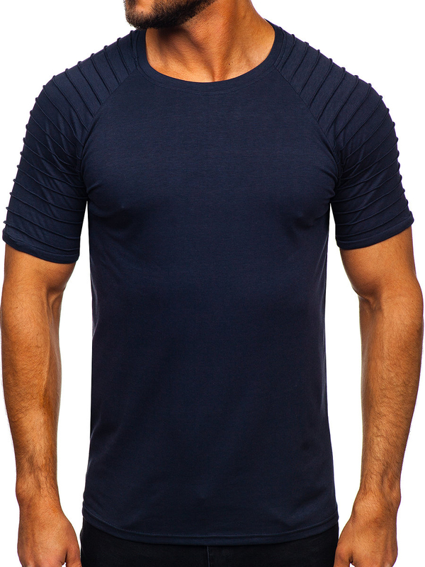 Men's Basic T-shirt Navy Blue Bolf 8T88