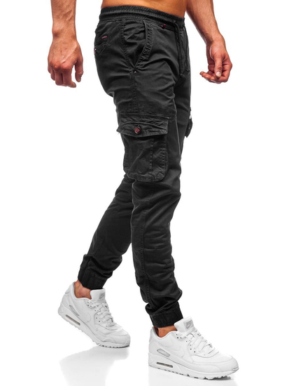 Men's Cargo Joggers Black Bolf CT6702