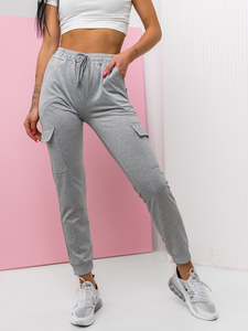 Women's Cargo Sweatpants Grey Bolf HW2516C