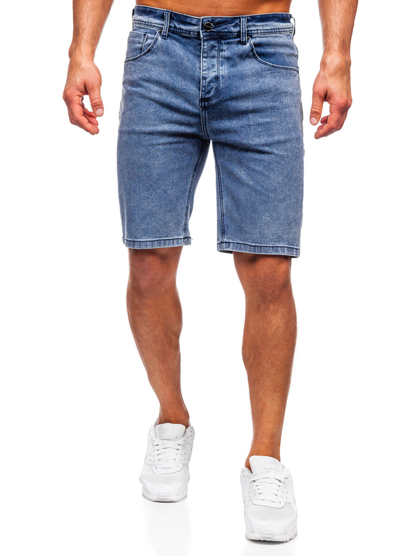 Men's Denim Shorts Navy Blue Bolf MP0274BS