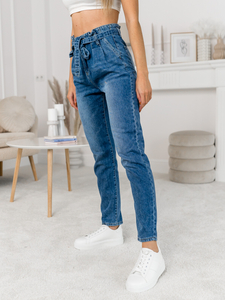 Women's Jeans Navy Blue Bolf DM312N-4