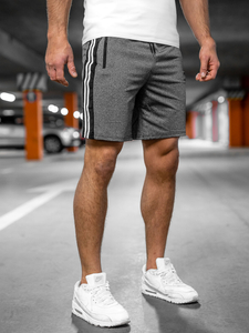 Men's Sweat Shorts Graphite Bolf 68005