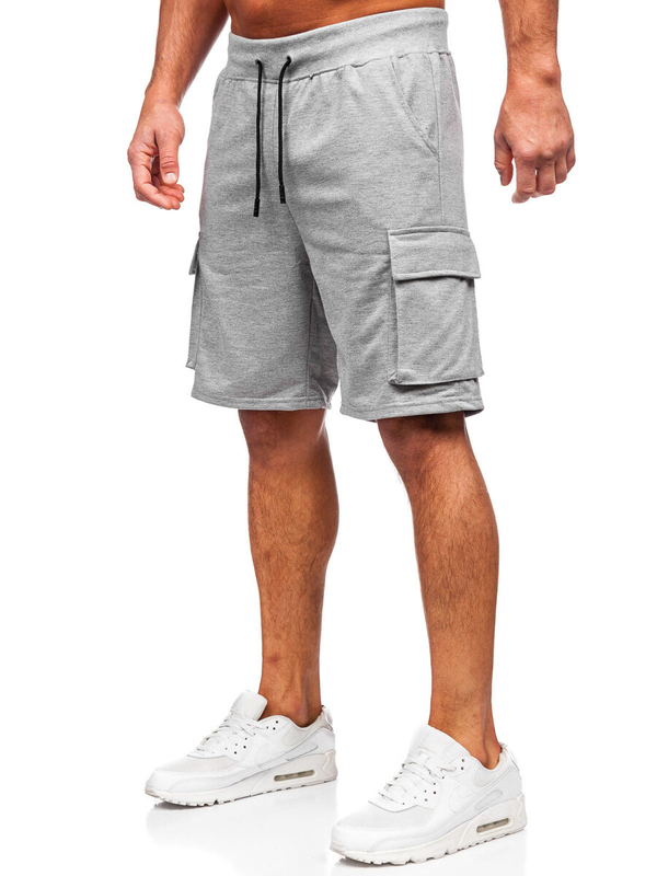 Men's Cargo Shorts Grey Bolf 8K1505
