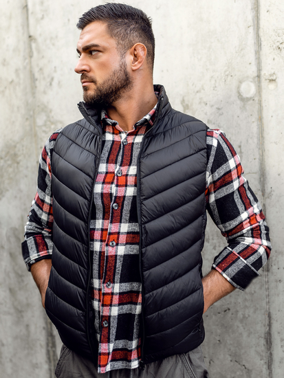 Men's Quilted Gilet Black Bolf 13073A