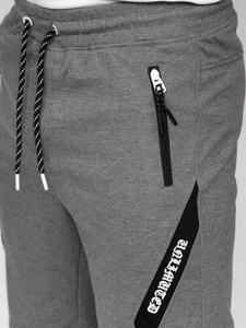 Men's Sweat Shorts Grey-White Bolf Q3875