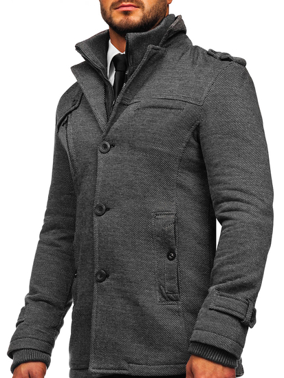 Men's Winter Jacket Grey Bolf 88802
