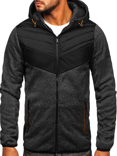 Men's Lightweight Jacket Black-Orange Bolf BKS2153
