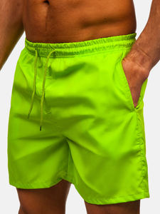 Men’s Swimming Trunks Green-Neon Bolf QD35