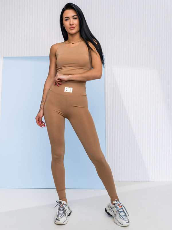 Women's 2-Piece Sport Outfit Fashion Beige Bolf 022