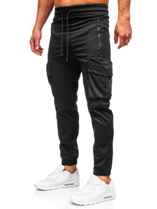 Men’s Cargo Joggers Black Bolf HSS299
