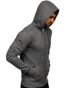 Men's Zip Hoodie Anthracite Bolf 2008