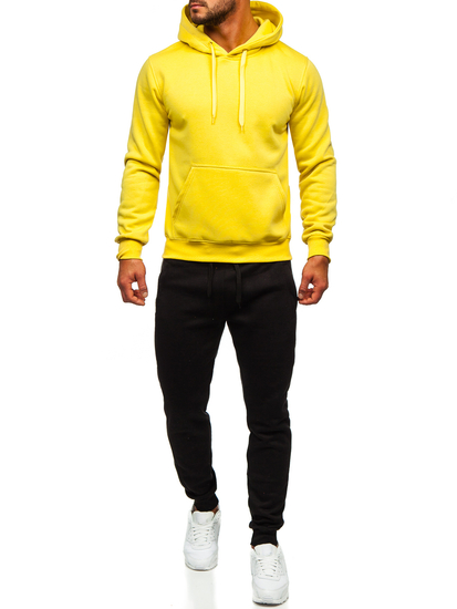 Men's Kangaroo Tracksuit Light Yellow Bolf D002-33