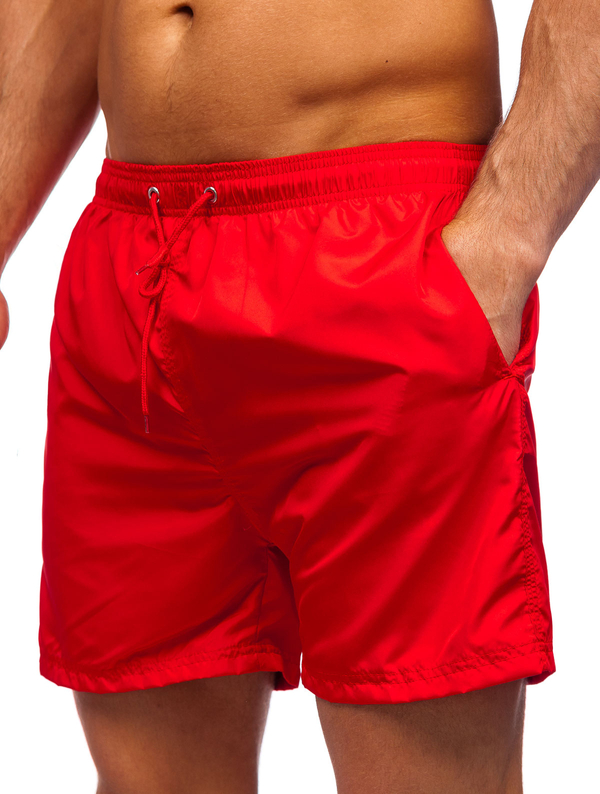 Men's Swimming Shorts Red Bolf YW07002