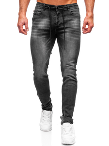 Men's Jeans Regular Fit Black Bolf MP021N