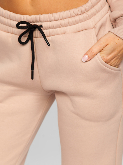 Women's 2-Piece Tracksuit Beige Bolf 5996