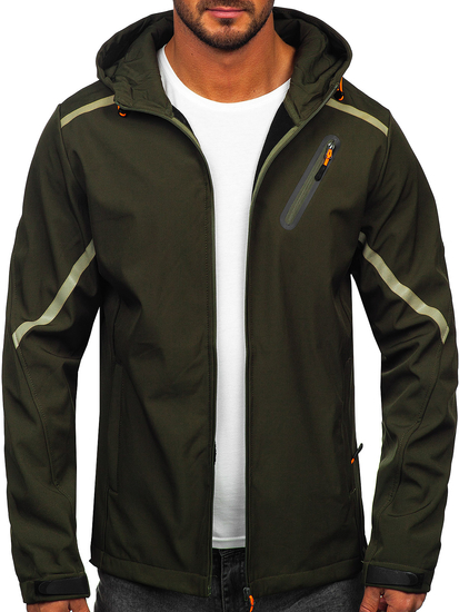 Men's Lightweight Softshell Jacket Khaki Bolf HSS037