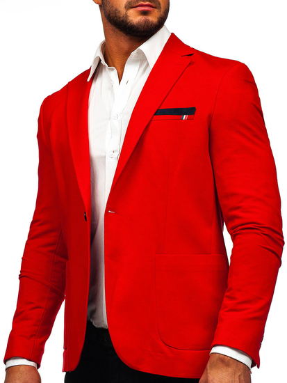 Men's Casual Suit Jacket Red Bolf 1652