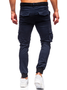 Men's Cargo Joggers Navy Blue Bolf MP0208BS