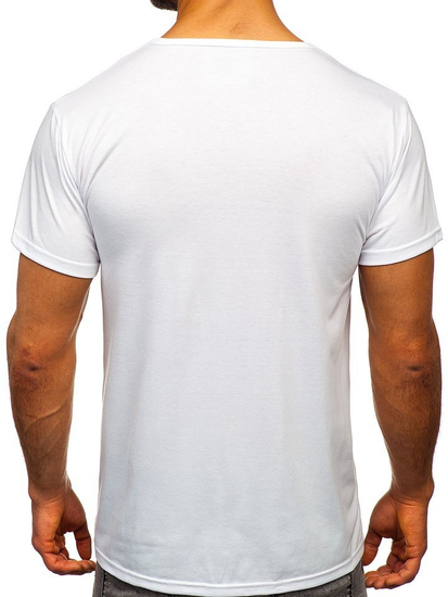 Men's Printed T-shirt White Bolf KS1995