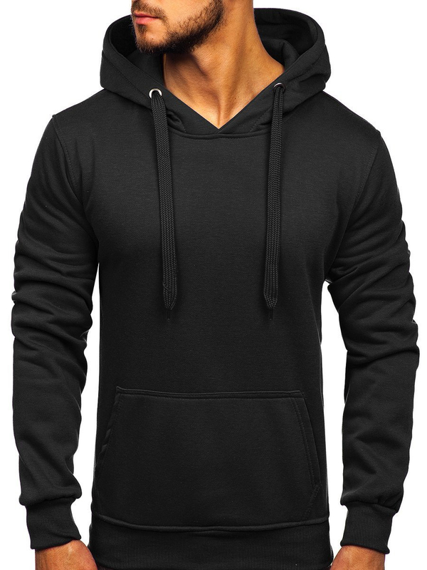 Men's Kangaroo Hoodie Black Bolf 2009