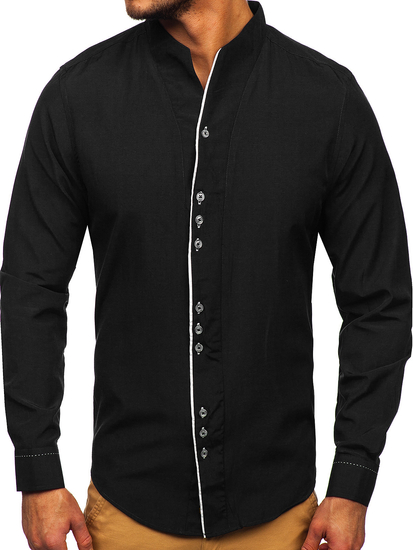 Men's Long Sleeve Shirt Black Bolf 5720