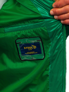 Men's Winter Quilted Jacket Green Bolf 9981
