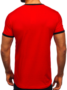 Men's Basic T-shirt Red Bolf 8T83