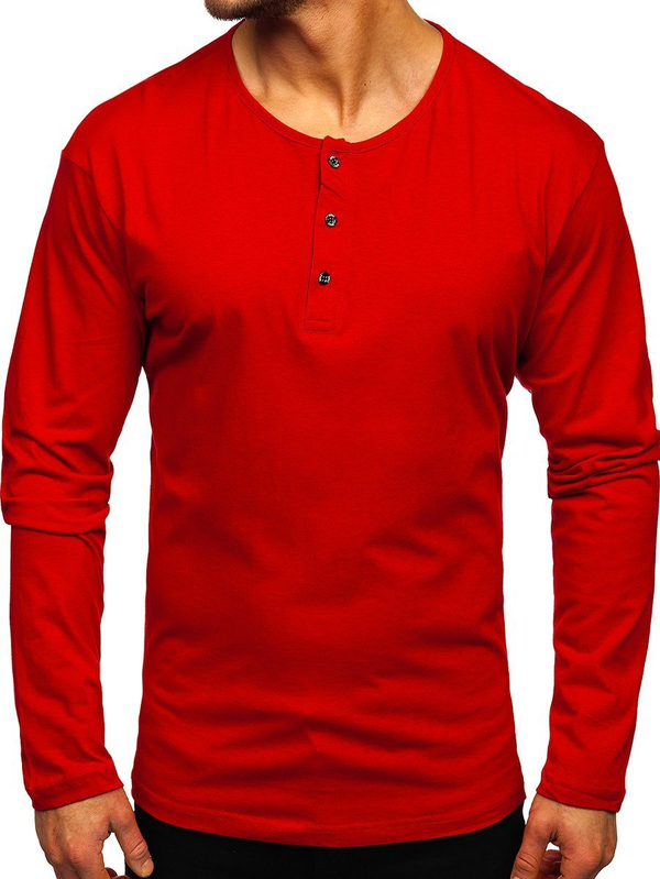 Men's Long Sleeve Top Red Bolf 1114