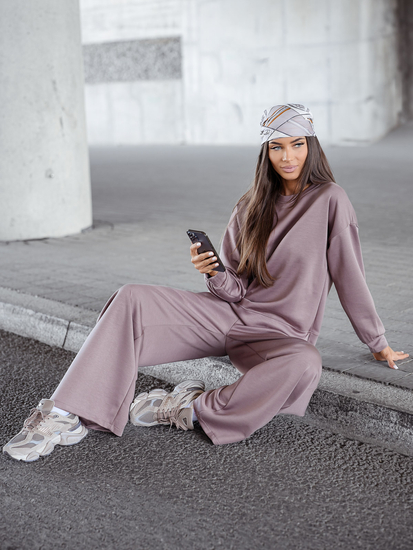 Women’s 2-Piece Sport Outfit masełko Cappuccino Bolf 821111