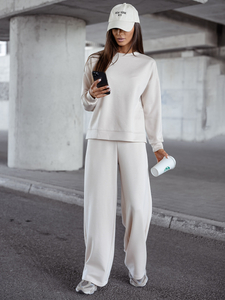 Women’s 2-Piece Sport Outfit masełko Beige Bolf 821111