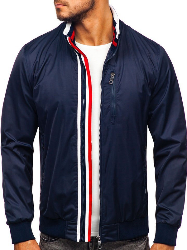 Men's Transitional Jacket Navy Blue Bolf K01