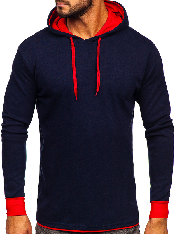 Men's Hoodie Navy Blue Bolf 146312