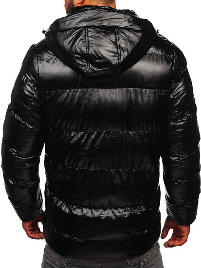 Men's Quilted Winter Jacket Black Bolf 27M8105