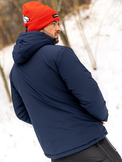 Men's Winter Sport Jacket Navy Blue Bolf HH011A