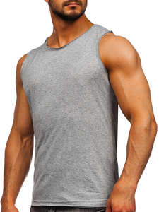 Men’s Basic Tank Top Grey Bolf 1205