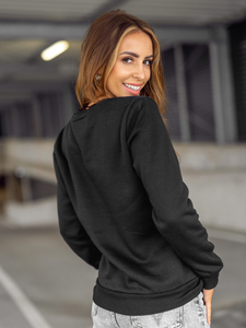 Women's Sweatshirt Black Bolf W01