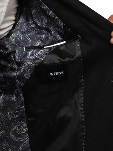 Men’s Elegant Suit Jacket Black Bolf 05