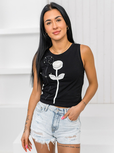 Women’s Printed Tank Top Black Bolf 96T653