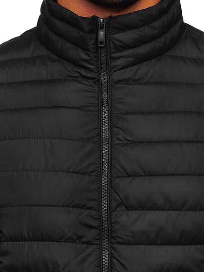 Men's Quilted Lightweight Jacket Black Bolf R9002