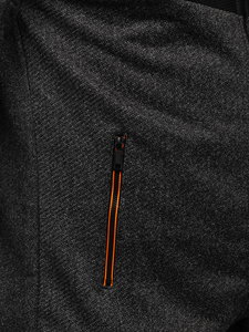 Men's Lightweight Jacket Black-Orange Bolf BKS2153