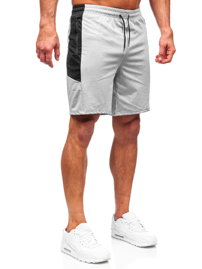 Men's Sweat Shorts Grey Bolf 68026