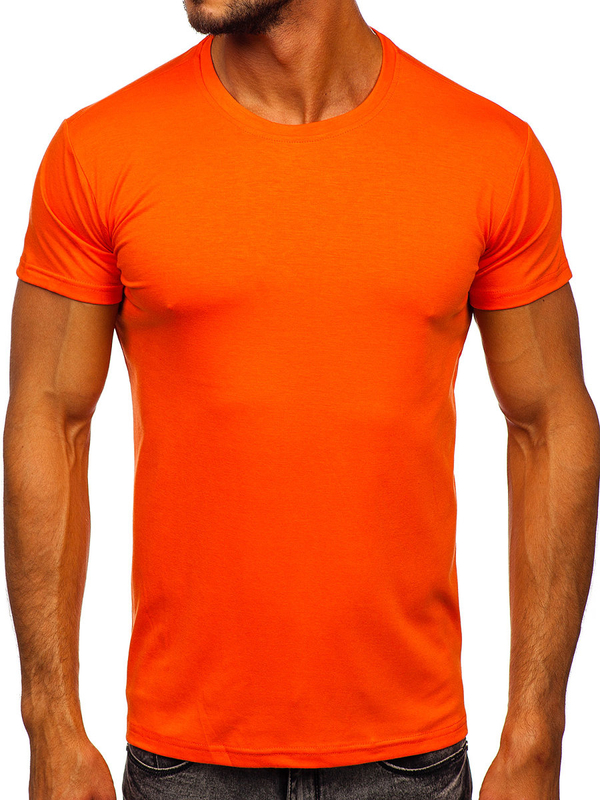 Men's Plain T-shirt Orange Bolf 2005-32