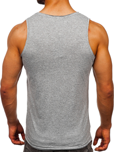 Men’s Basic Tank Top Grey Bolf 1205
