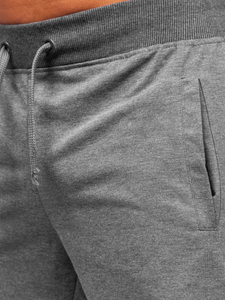 Men's Sweat Shorts Graphite Bolf K10003