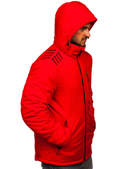 Men's Winter Jacket Red Bolf 6580