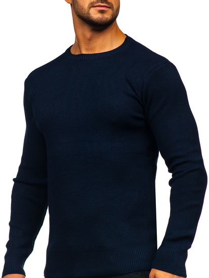 Men’s Sweater Navy Blue Bolf S8750
